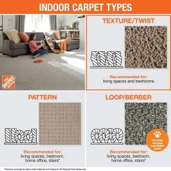 Clareview - Color Eastglen Indoor 12 ft. Texture Gray Carpet (1080 sq. ft./Roll) by Home Decorators Collection 15 Clareview - Color Eastglen Indoor 12 ft. Texture Gray Carpet (1080 sq. ft./Roll) by Home Decorators Collection -Floorzy Sales Shop 792 eastglen home decorators collection roll carpet h2019 792 1200 31 1000