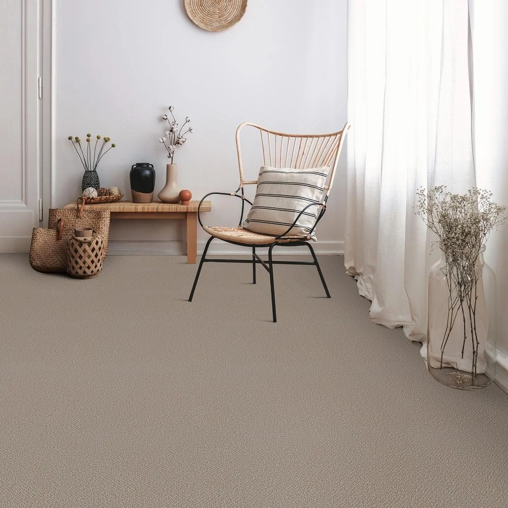 Clareview - Color Eastglen Indoor 12 ft. Texture Gray Carpet (1080 sq. ft./Roll) by Home Decorators Collection 2 Clareview - Color Eastglen Indoor 12 ft. Texture Gray Carpet (1080 sq. ft./Roll) by Home Decorators Collection - Image 2