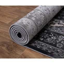 Angora Anthracite 8 ft. x 10 ft. Medallion Area Rug by Home Decorators Collection 20 Angora Anthracite 8 ft. x 10 ft. Medallion Area Rug by Home Decorators Collection -Floorzy Sales Shop anthracite home decorators collection area rugs 27337 fa 1000