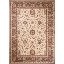 Mooresville Arts and Crafts Ivory 7 ft. x 9 ft. Area Rug by Home Decorators Collection