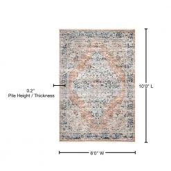 Piper Shaded Snowflakes Beige 8 ft. x 10 ft. Area Rug by Home Decorators Collection -Floorzy Sales Shop beige home decorators collection area rugs kksl03a 8010 76 1000