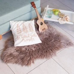 Unshorn Sheepskin Beige 2 ft. x 3 ft. Animal Shape Area Rug by Home Decorators Collection -Floorzy Sales Shop beige home decorators collection area rugs l201040100o2100 31 1000