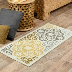 Sumba Beige 4 ft. x 6 ft. Indoor/Outdoor Area Rug by Home Decorators Collection -Floorzy Sales Shop beige home decorators collection outdoor rugs 1359620420 76 1000