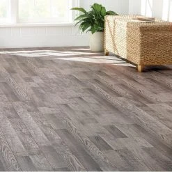 Bellrock 12 mm T x 7.48 in W x 47.72 in L Water Resistant Laminate Flooring (19.83 sq. ft. / case) by Home Decorators Collection -Floorzy Sales Shop bellrock gray home decorators collection laminate wood flooring hl1354 31 1000