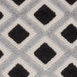 Aloha Black White 10 ft.x 13 ft. Geometric Contemporary Indoor/Outdoor Area Rug by Home Decorators Collection 17 Aloha Black White 10 ft.x 13 ft. Geometric Contemporary Indoor/Outdoor Area Rug by Home Decorators Collection -Floorzy Sales Shop black white home decorators collection area rugs 829535 fa 1000