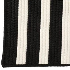 Baxter Black White 5 ft. x 8 ft. Braided Indoor/Outdoor Area Rug by Home Decorators Collection -Floorzy Sales Shop black white home decorators collection outdoor rugs tr89r060x096s 40 1000