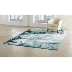 Journey Blue/Green 9 ft. x 13 ft. Area Rug by Home Decorators Collection -Floorzy Sales Shop blue green home decorators collection area rugs 25058 77 1000