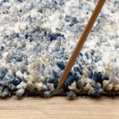 Nordic Blue 10 ft. x 13 ft. Abstract Shag Area Rug by Home Decorators Collection -Floorzy Sales Shop blue home decorators collection area rugs 564644 40 1000