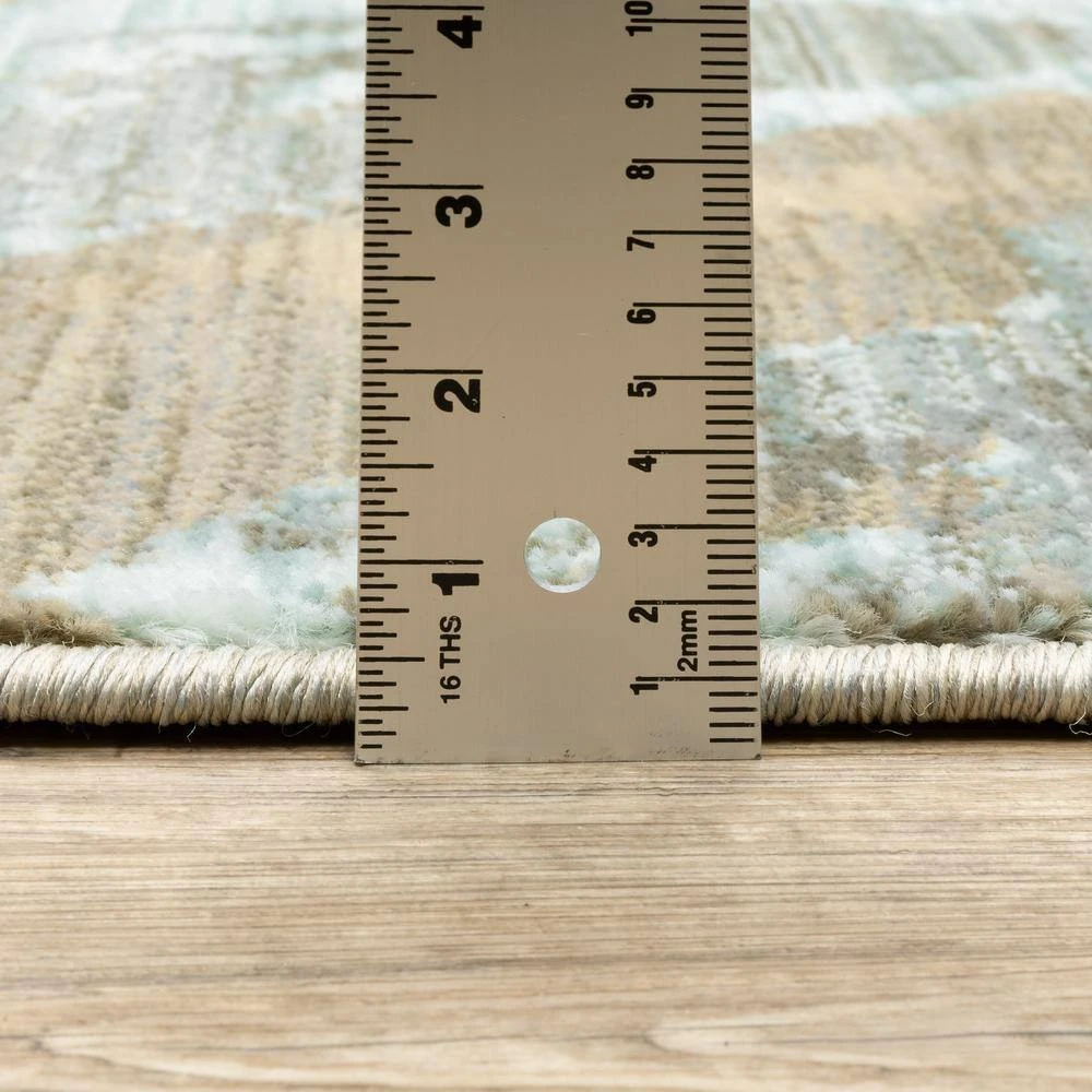 Java Blue 10 ft. x 13 ft. Area Rug by Home Decorators Collection 3 Java Blue 10 ft. x 13 ft. Area Rug by Home Decorators Collection - Image 3