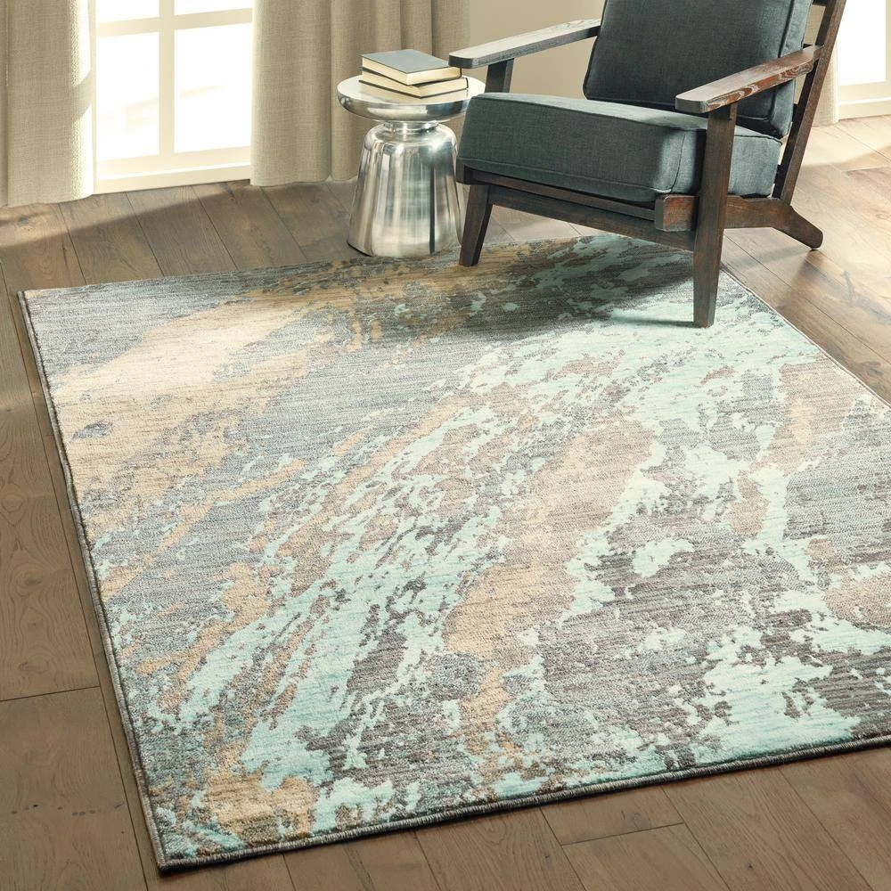 Java Blue 10 ft. x 13 ft. Area Rug by Home Decorators Collection 11 Java Blue 10 ft. x 13 ft. Area Rug by Home Decorators Collection - Image 11