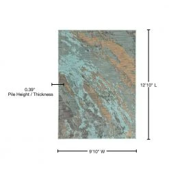 Java Blue 10 ft. x 13 ft. Area Rug by Home Decorators Collection 27 Java Blue 10 ft. x 13 ft. Area Rug by Home Decorators Collection -Floorzy Sales Shop blue home decorators collection area rugs 9211850340 76 1000