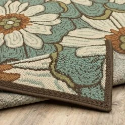 Jubilee Blue White 7 ft. x 10 ft. Indoor/Outdoor Area Rug by Home Decorators Collection -Floorzy Sales Shop blue home decorators collection outdoor rugs 0564230310 c3 1000