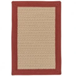Beverly Brick 5 ft. x 7 ft. Braided Indoor/Outdoor Area Rug by Home Decorators Collection