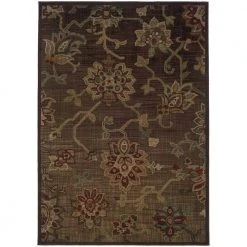 Promise Brown 5 ft. x 8 ft. Area Rug by Home Decorators Collection