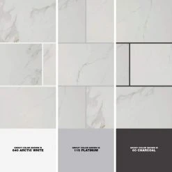 Carrara 12 in. x 24 in. Polished Porcelain Floor and Wall Tile (2 sq. ft./Each) by Home Decorators Collection -Floorzy Sales Shop carrara home decorators collection porcelain tile nhdcarr1224p 1d 1000 1