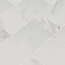 Carrara 12 in. x 24 in. Polished Porcelain Stone Look Floor and Wall Tile (16 sq. ft./Case) by Home Decorators Collection -Floorzy Sales Shop carrara home decorators collection porcelain tile nhdcarr1224p 44 1000