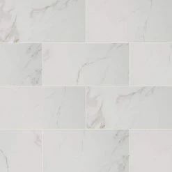 Carrara 12 in. x 24 in. Polished Porcelain Floor and Wall Tile (2 sq. ft./Each) by Home Decorators Collection