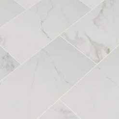 Carrara 12 in. x 24 in. Polished Porcelain Floor and Wall Tile (448 sq. ft./Pallet) by Home Decorators Collection -Floorzy Sales Shop carrara polished home decorators collection porcelain tile nhdcar1224p n 44 1000