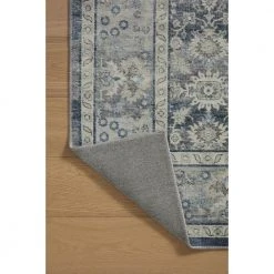 Leesa Charcoal/Grey 7 ft. 6 in. x 9 ft. 6 in. Traditional Polyester Area Rug by Home Decorators Collection -Floorzy Sales Shop charcoal grey home decorators collection area rugs 885369572692 66 1000