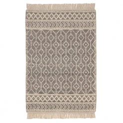 Winchester Cream/Black 5 ft. x 7 ft. Wool Area Rug by Home Decorators Collection