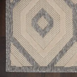 Palamos Cream 2 ft. x 10 ft. Geometric Contemporary Indoor/Outdoor Runner Rug by Home Decorators Collection 11 Palamos Cream 2 ft. x 10 ft. Geometric Contemporary Indoor/Outdoor Runner Rug by Home Decorators Collection -Floorzy Sales Shop cream home decorators collection area rugs 774217 1d 1000