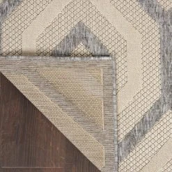 Palamos Cream 2 ft. x 10 ft. Geometric Contemporary Indoor/Outdoor Runner Rug by Home Decorators Collection 12 Palamos Cream 2 ft. x 10 ft. Geometric Contemporary Indoor/Outdoor Runner Rug by Home Decorators Collection -Floorzy Sales Shop cream home decorators collection area rugs 774217 66 1000