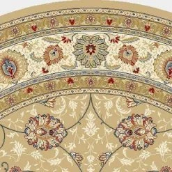 Vaughan Light Gold/Ivory 5 ft. x 5 ft. Round Indoor Area Rug by Home Decorators Collection -Floorzy Sales Shop gold home decorators collection area rugs 9172840530 c3 1000