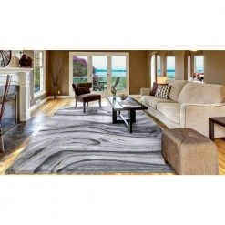 Matthew Grey 8 ft. x 10 ft. Area Rug by Home Decorators Collection -Floorzy Sales Shop gray home decorators collection area rugs 61587 1f 1000