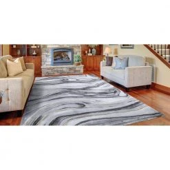 Matthew Grey 8 ft. x 10 ft. Area Rug by Home Decorators Collection -Floorzy Sales Shop gray home decorators collection area rugs 61587 4f 1000