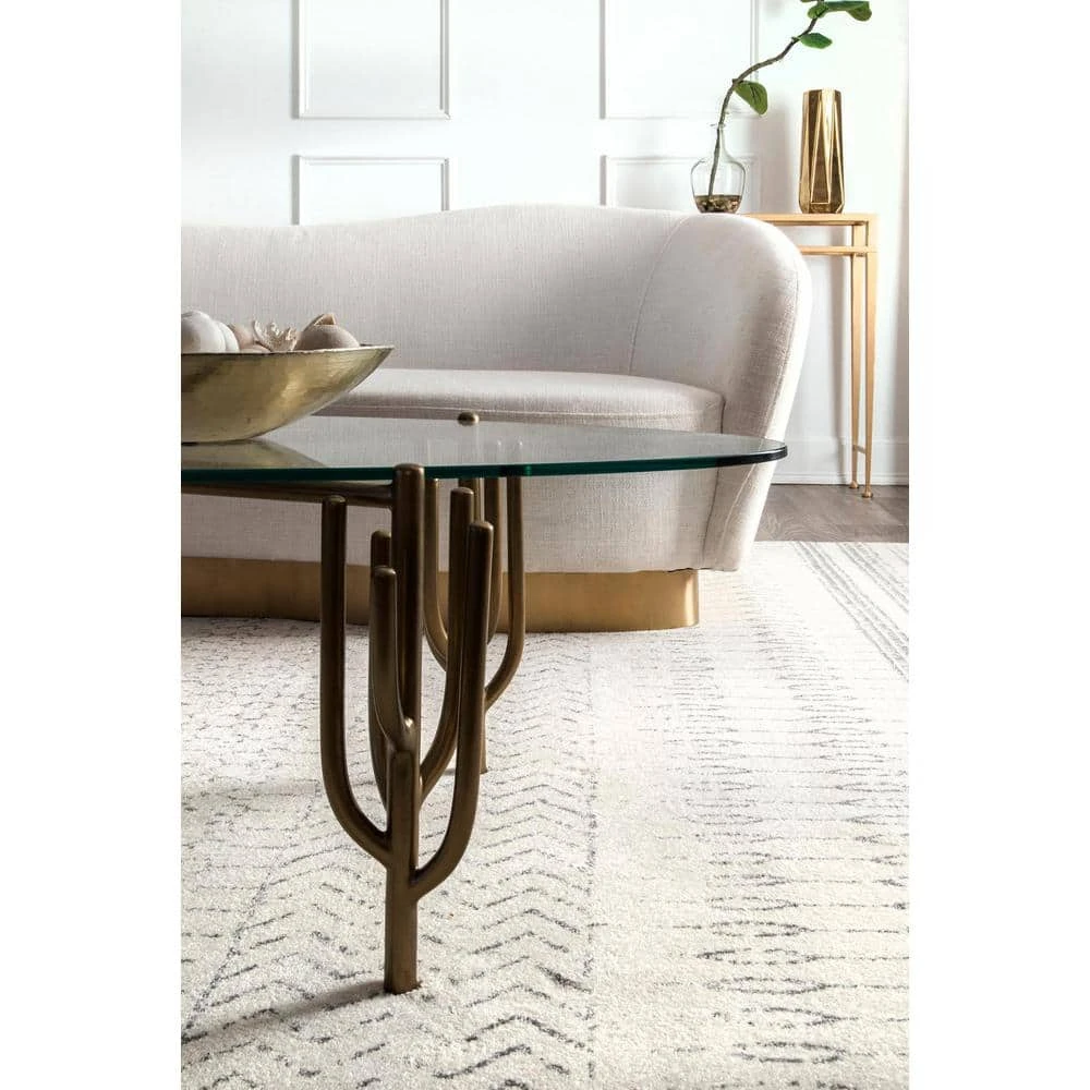 Nova Stripes Gray 12 ft. x 18 ft. Indoor Area Rug by Home Decorators Collection 2 Nova Stripes Gray 12 ft. x 18 ft. Indoor Area Rug by Home Decorators Collection - Image 2