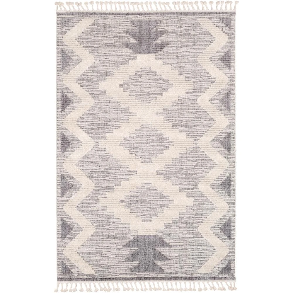 Eloise Gray 5 ft. x 7 ft. Area Rug by Home Decorators Collection