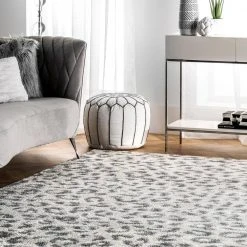 Sebastian Leopard Print Gray 10 ft. x 14 ft. Area Rug by Home Decorators Collection -Floorzy Sales Shop gray home decorators collection kids rugs rzbd61a 10014 76 1000