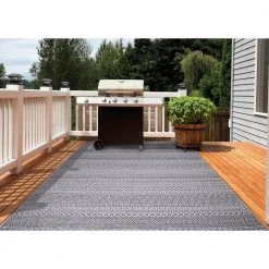 Rhapsody Gray 8 ft. x 10 ft. Indoor/Outdoor Area Rug by Home Decorators Collection 16 Rhapsody Gray 8 ft. x 10 ft. Indoor/Outdoor Area Rug by Home Decorators Collection -Floorzy Sales Shop gray home decorators collection outdoor rugs 30417 40 1000
