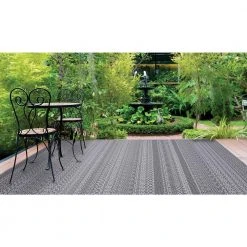 Rhapsody Gray 8 ft. x 10 ft. Indoor/Outdoor Area Rug by Home Decorators Collection 20 Rhapsody Gray 8 ft. x 10 ft. Indoor/Outdoor Area Rug by Home Decorators Collection -Floorzy Sales Shop gray home decorators collection outdoor rugs 30417 77 1000