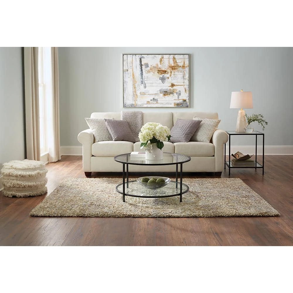 Landon Gray/Green 10 ft. x 12 ft. Abstract Shag Area Rug by Home Decorators Collection 2 Landon Gray/Green 10 ft. x 12 ft. Abstract Shag Area Rug by Home Decorators Collection - Image 2