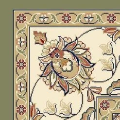 Judith Green/Ivory 2 ft. x 8 ft. Indoor Runner Rug by Home Decorators Collection 6 Judith Green/Ivory 2 ft. x 8 ft. Indoor Runner Rug by Home Decorators Collection -Floorzy Sales Shop green home decorators collection area rugs 9173030610 c3 1000