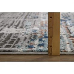 Salene Grey/Grey 7 ft. 11 in. x 10 ft. 6 in. Abstract Polypropylene/Polyester Area Rug by Home Decorators Collection -Floorzy Sales Shop grey grey home decorators collection area rugs 885369572715 1d 1000