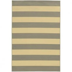 Nantucket Grey 7 ft. x 10 ft. Indoor/Outdoor Area Rug by Home Decorators Collection