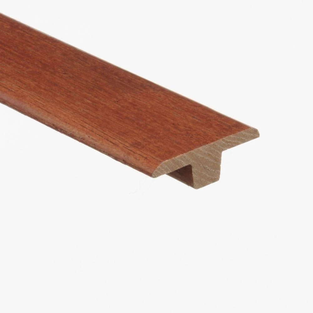 Hickory Chestnut 3/8 in. Thick x 1-3/4 in. Wide x 94 in. Length Hardwood T-Molding by Zamma 1 Hickory Chestnut 3/8 in. Thick x 1-3/4 in. Wide x 94 in. Length Hardwood T-Molding by Zamma