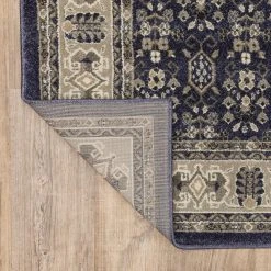 Gianna Indigo 8 ft. x 10 ft. Border Area Rug by Home Decorators Collection -Floorzy Sales Shop indigo home decorators collection area rugs 442720 66 1000