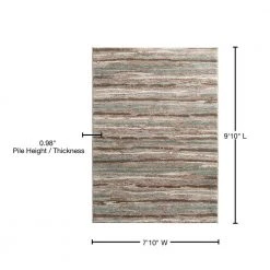 Shoreline Multi 8 ft. x 10 ft. Striped Area Rug by Home Decorators Collection 21 Shoreline Multi 8 ft. x 10 ft. Striped Area Rug by Home Decorators Collection -Floorzy Sales Shop multi home decorators collection area rugs 1203pm80hd 101 76 1000