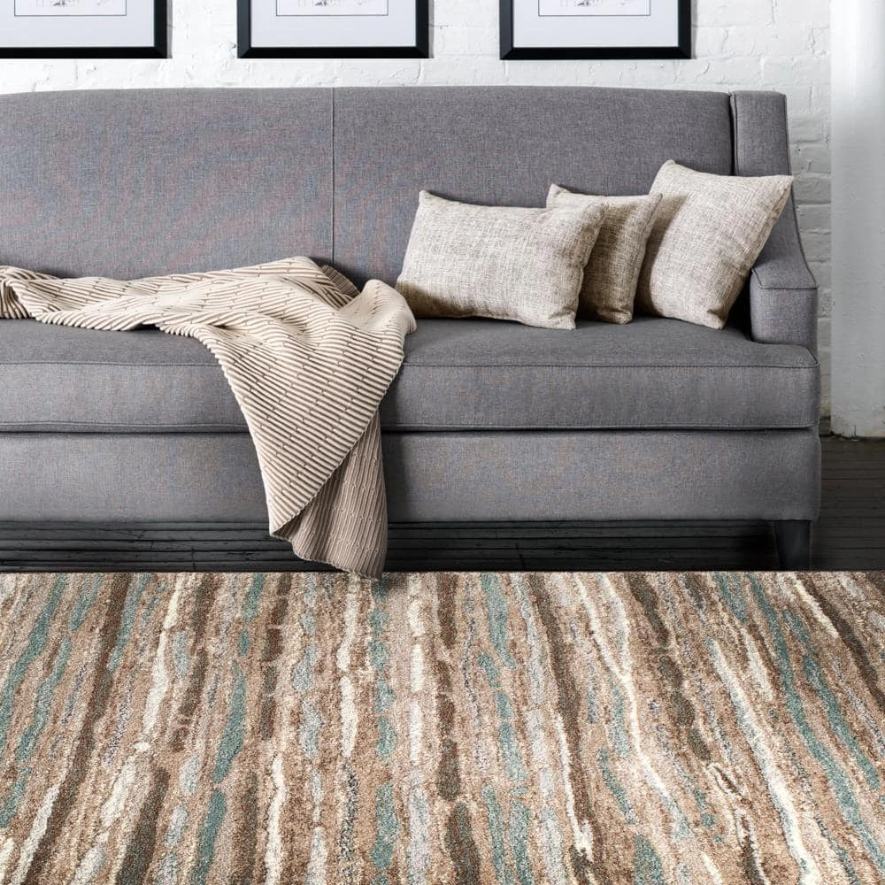 Shoreline Multi 8 ft. x 10 ft. Striped Area Rug by Home Decorators Collection 2 Shoreline Multi 8 ft. x 10 ft. Striped Area Rug by Home Decorators Collection - Image 2