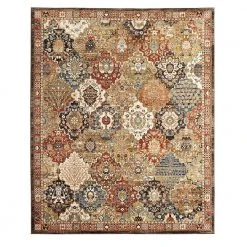 Patchwork Multi 5 ft. x 7 ft. Medallion Area Rug by Home Decorators Collection