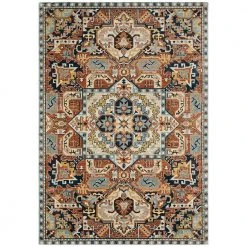 Cadence Multi 5 ft. x 7 ft. Medallion Area Rug by Home Decorators Collection