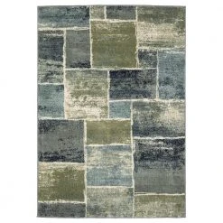 Bartlett Multi 8 ft. x 10 ft. Block Area Rug by Home Decorators Collection