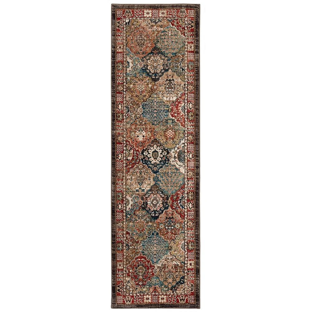 Patchwork Medallion Multi 2 ft. x 10 ft. Runner Rug by Home Decorators Collection 1 Patchwork Medallion Multi 2 ft. x 10 ft. Runner Rug by Home Decorators Collection