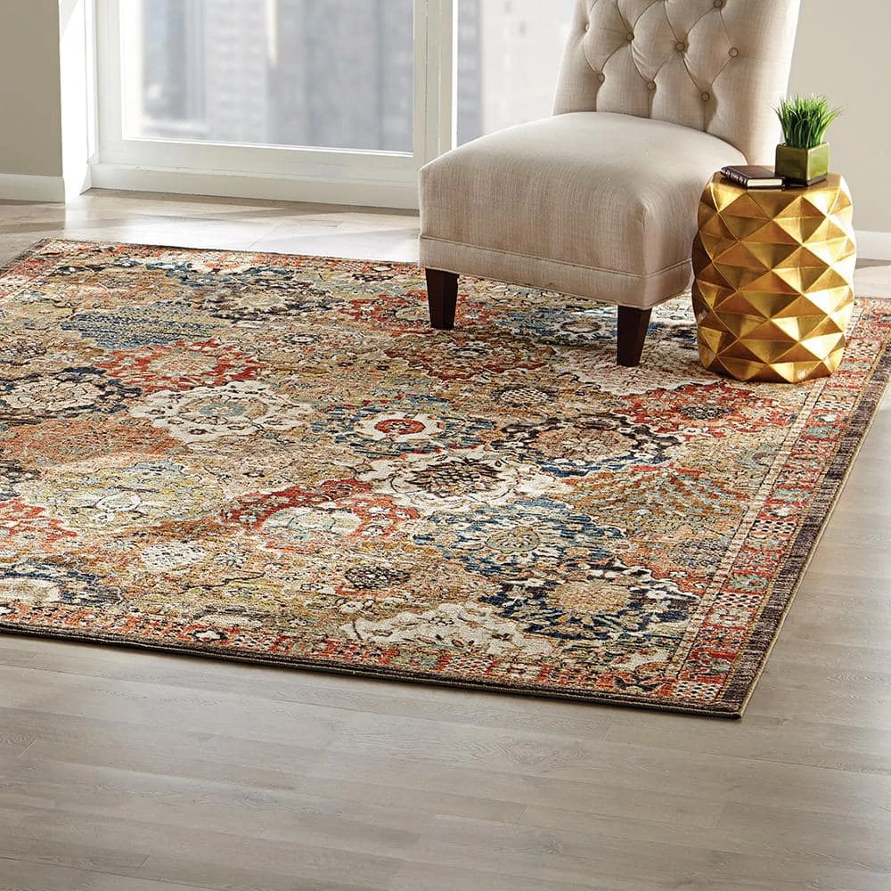 Patchwork Medallion Multi 2 ft. x 10 ft. Runner Rug by Home Decorators Collection 2 Patchwork Medallion Multi 2 ft. x 10 ft. Runner Rug by Home Decorators Collection - Image 2