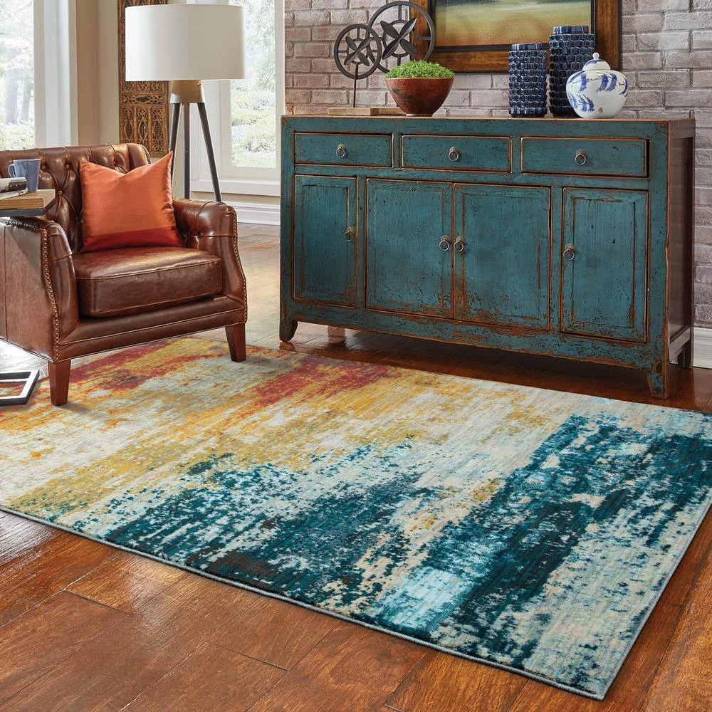 Dusk Multi 5 ft. x 8 ft. Area Rug by Home Decorators Collection 8 Dusk Multi 5 ft. x 8 ft. Area Rug by Home Decorators Collection - Image 8