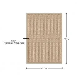 Safi Natural 5 ft. x 7 ft. Solid Area Rug by Home Decorators Collection 14 Safi Natural 5 ft. x 7 ft. Solid Area Rug by Home Decorators Collection -Floorzy Sales Shop natural home decorators collection area rugs 8959860015x7 76 1000