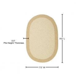 North Natural 7 ft. x 9 ft. Oval Braided Area Rug by Home Decorators Collection 6 North Natural 7 ft. x 9 ft. Oval Braided Area Rug by Home Decorators Collection -Floorzy Sales Shop natural home decorators collection area rugs hn01r084x108 76 1000